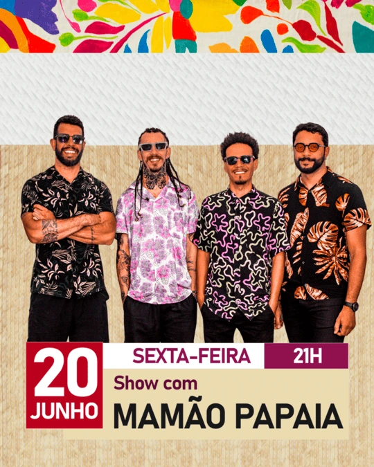 Mamão Papaia - 20 de Junho no VII Doces Minas 2025