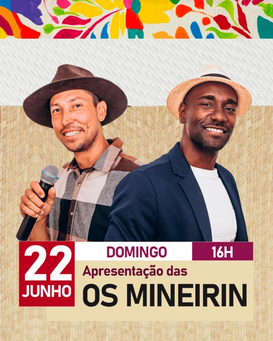 Os Mineirin - 22 de Junho no VII Doces Minas 2025